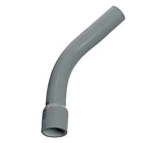 Crescent UA7AHB Elbow, 1-1/2"Bell End Gray PVC Schedule 40 45 Degrees Standard Bend Radius