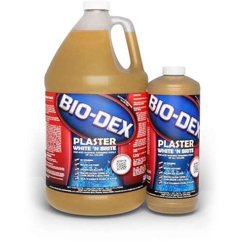 BIODEX LABORATORIES PWB04 Plaster White 'N Brite for Acid Wash 1 gal Bottle