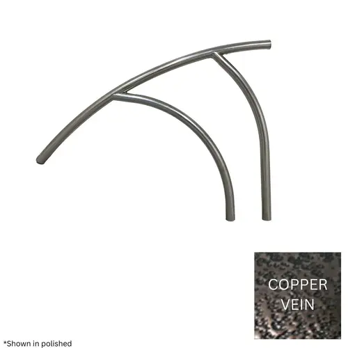 Modern Handrail .065 Copper Vein 4 Bend - Anchors Sold Seperately