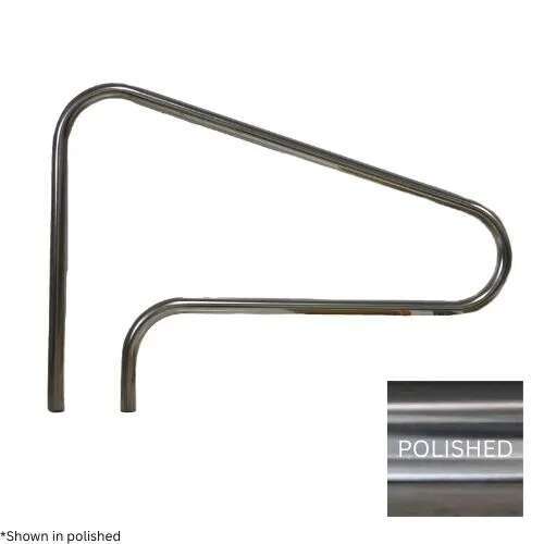 GLOBAL POOL PRODUCTS GPP-RL-C49-3BND-SS Classic 3 Bend Handrail Polished .049