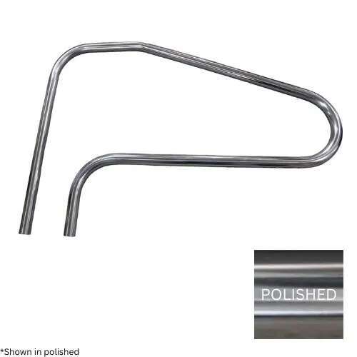 GLOBAL POOL PRODUCTS GPP-RL-C49-4BND-SS .049" Classic 4-bend Polished Handrail