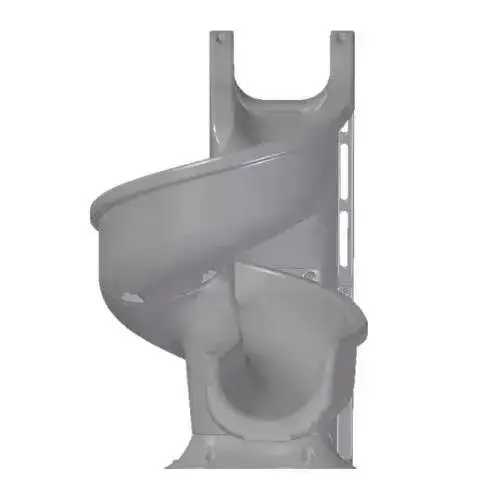 GLOBAL POOL PRODUCTS GPPSTS-GREY Gry 360 Tsunami Slide Gray