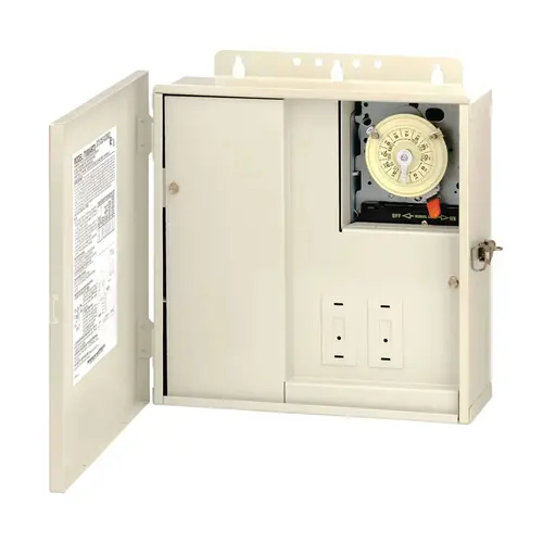 Intermatic T10004RT3 Control Panel With 300w Transformer And T104m Mechanism