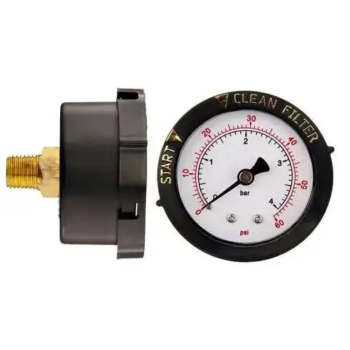 Pressure Gauge Rear Mount w/ Indicator