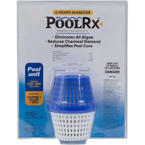 POOLRX WORLDWIDE INC 331001 Pool Unit Blue/white (with Silver)