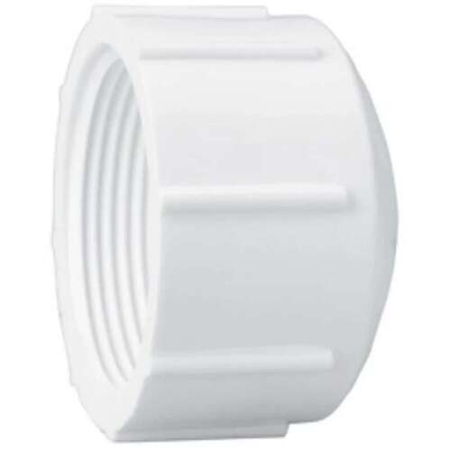 PVC Fittings 448010 1" Cap PVC Sch. 40 FPT White