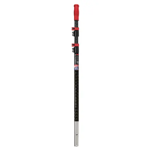 8'-23' 3pc Carbon Fiber Telepole W/ Ss Tip