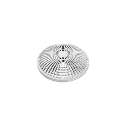 AQUASTAR POOL PRODUCTS INC 10MF103 10" Round MoFlow Suction Outlet Cover and Mud Frame, Light Gray