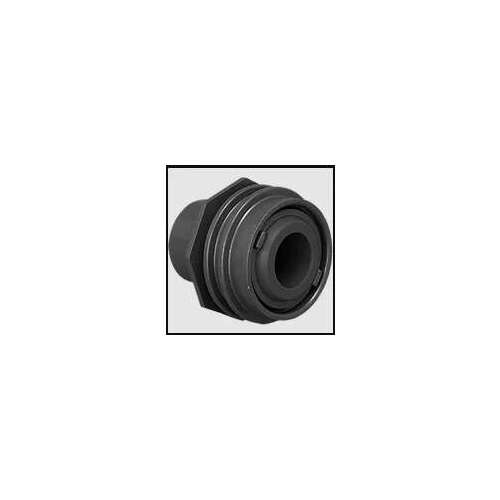 Flush-Mount Return Fitting with Water Stop, Eyeball and Nut (Fits 1" or 11/2" Pipe), Light Gray 3/4" Orifice