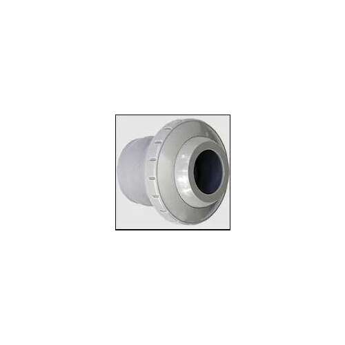 AQUASTAR POOL PRODUCTS INC 4201 Three-Piece Directional Eyeball Fitting 11/2" Knock-In, White