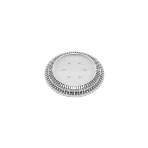 AQUASTAR POOL PRODUCTS INC CC10100 10" Round Color Choice Suction Outlet Cover with Screw Kit, Clear