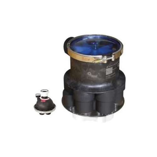 In-Floor Water Valves C5 Valve Adaptor Kit Black