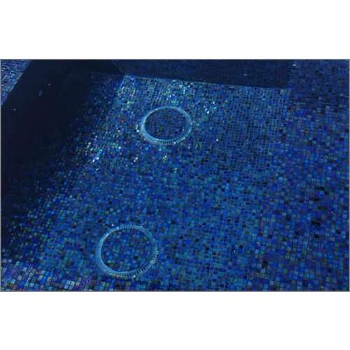 Color Match Pool Fittings 8-PTD-CLRA Color Match 8" VGB Pebble Top Drain Cover, Includes Riser Ring, Base Ring and Phillips Screws, Round, Clear