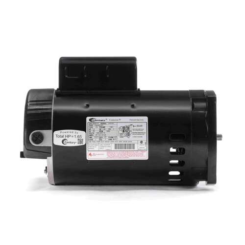 Century B2841V1 Pool Pump Motor 1HP 1-Speed 1 Phase 60Hz 208-230/115V 56Y Frame