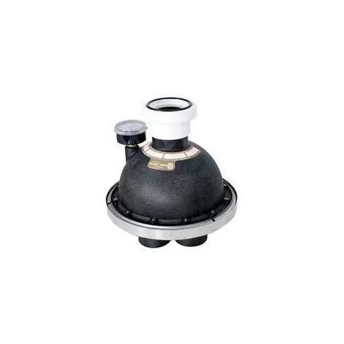 CARETAKER C|O COVER POOLS INC 36655 Caretaker In-Floor Water Valves 5-Port Valve, Complete Black and White