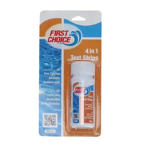 First Choice Building Products FCH304641 Orange 4-In-1 Test Strips