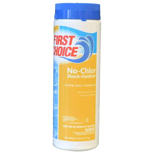 First Choice Building Products F024002024FC No-Chlor Shock-Oxidizer 2 lb Bottle