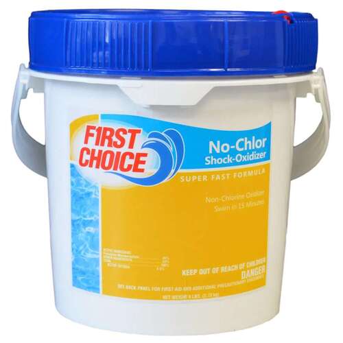 First Choice Building Products F024006048FC No-Chlor Shock-Oxidizer 6 lb Pail