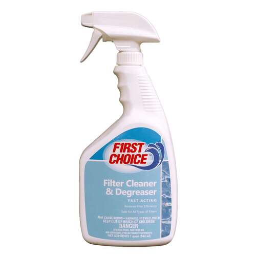 First Choice Building Products F075001012FC Filter Cleaner & Degreaser 32 fl oz Bottle