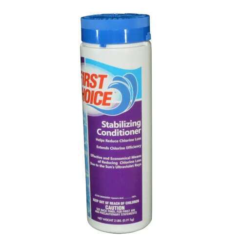 First Choice Building Products F081002024FC Chlorine Stabilizing Conditioner 2 lb Bottle