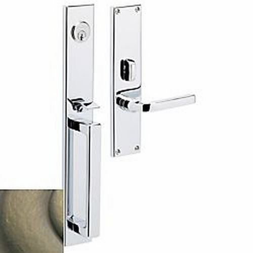 Minneapolis Right Hand Single Cylinder Entry Mortise Lock Trim Antique Brass Finish