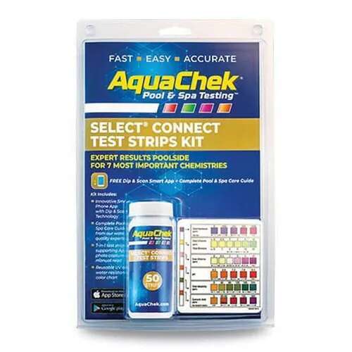 AquaChek 541604APP Select Connect 7-in-1 Test Strips w/ Photo Capture App pack of 50