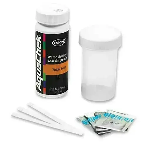 AquaChek 661455E Total Iron Test Strips pack of 25