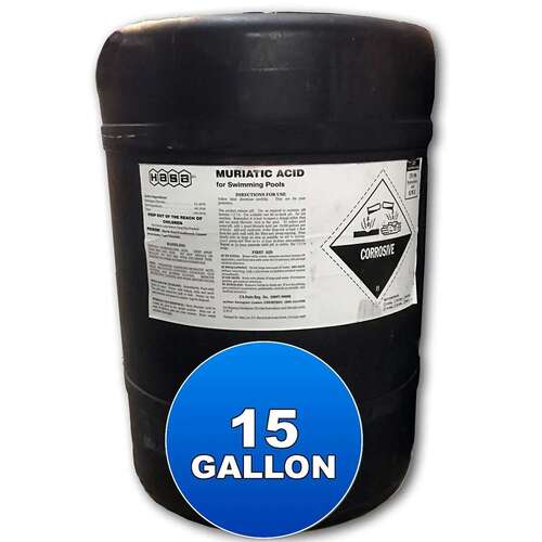 HASA HA15015 Muriatic Acid 15 gal w/ Deposit