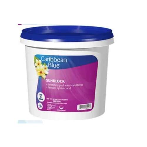 Caribbean Blue C002637-CS77C1 Sun Block 4 lb Pail pack of 8