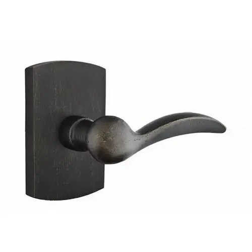 Durango Lever Left Hand Privacy With Style # 4 Rose Medium Bronze Finish