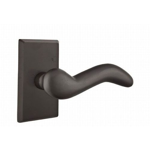 Cody Lever Left Hand Passage With Style # 3 Rose Flat Black Finish