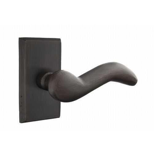 Cody Lever Right Hand Privacy With Style # 3 Rose Medium Bronze Finish