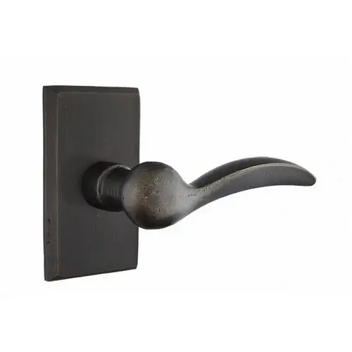 Durango Lever Right Hand Passage With Style # 3 Rose Medium Bronze Finish