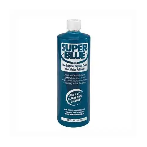 GLB 20154 Super Blue Super Concentrated Water Clarifier, 32 oz Bottle