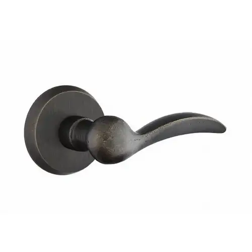 Durango Lever Left Hand Passage With Style # 2 Rose Medium Bronze Finish