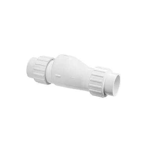 Magic Plastics 0823-20C Spring Check Valve Slip X Slip Clear W/