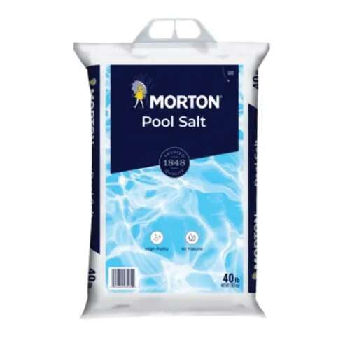 Popular F124600000G Morton Pool Salt, 40 lb Bag