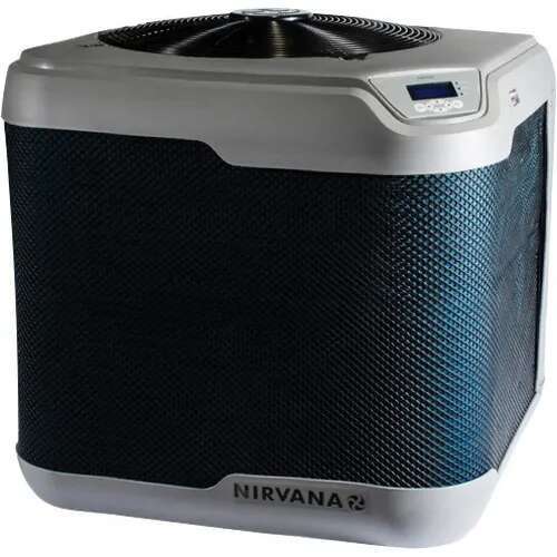 Nirvana FC140SF - Heat/Cool FC Series Heat/Cool Pump, 134K BTU, 240V, 60HZ, 1 Phase, 260 lbs, 26 Variable Speed Smart Fan, Double Titanium Exchanger, 35,000 gallons