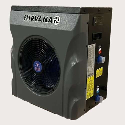 Nirvana NE20 NE Series Heat/Cool Side Fan Heat Pump, 19K BTU, 64 Lbs, 120V, 60Hz, 1 Phase, 15A, Twisted Titanium Exchanger, 5000 Gallons