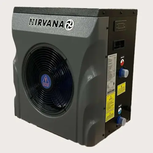 NE Series Heat/Cool Side Fan Heat Pump, 19K BTU, 64 Lbs, 120V, 60Hz, 1 Phase, 15A, Twisted Titanium Exchanger, 5000 Gallons