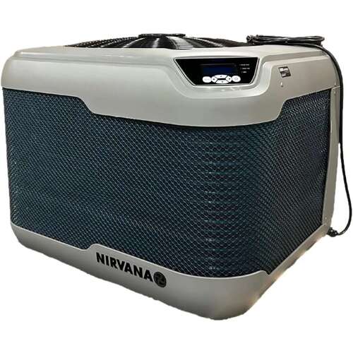 Nirvana TRYDENTTR30SF TR Series Trydent Pool Heat Pump, 27K BTU, 110V, 150 lbs, 26 1 speed Fan, Double Titanium Exchanger, 10,000 gallons