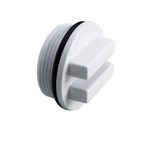 Ocean Blue Water 175005 Plastic Threaded Winter Plug w/ O-Ring for 1-1/2" Fitting