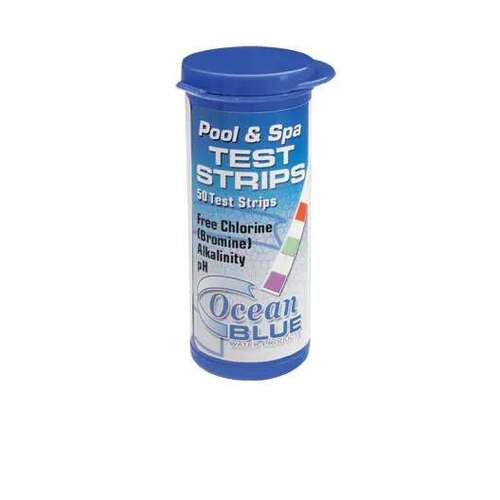 Ocean Blue Water 195025 Test Strips 3-Way (50 Strips/Bottles)