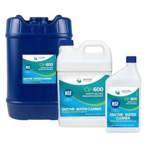 ORENDA TECHNOLOGIES ORE-50-235 CV-600 Enzyme Water Cleaner, 5 gal Drum