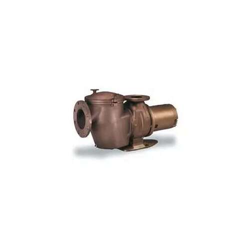 Pentair 347948 C Series CHK-200 Commercial Bronze Pump, 20 HP, 200/208 V, 60 Hz, Three Phase, with Hair and Lint Strainer