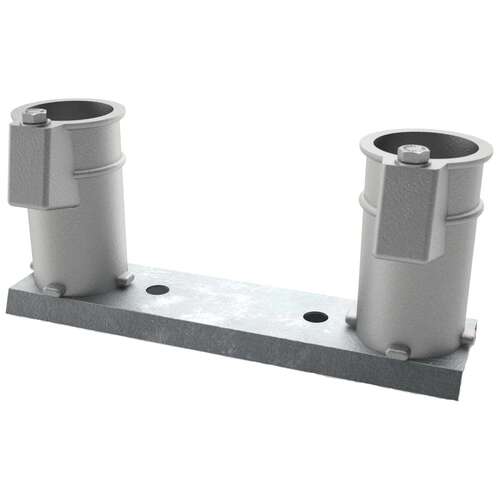 Permacast PC-4008-A 4" Deck Anchor Channel Mount Set, Aluminum