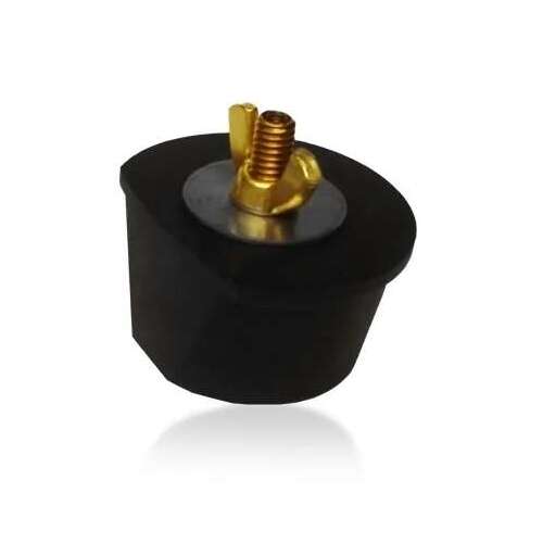 Paramount 004302167200 Winter Rubber Expansion Plug #12 w/ Brass Wing Nut for 2" Fitting