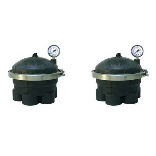 Paramount 004302419003 In-Floor Water Valves 9 Port Water Valve 2" - Black