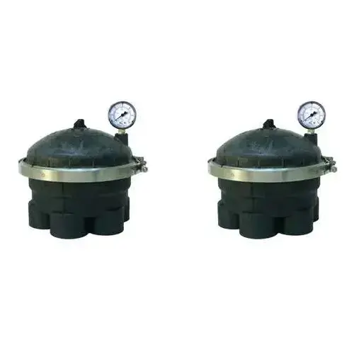 Paramount 004302419003 In-Floor Water Valves 9 Port Water Valve 2" - Black