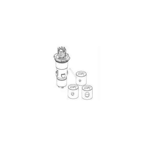 Paramount 004617400001 PVR Nozzle with Twist Lock Caps, 1/4", 3/8", 5/8", White